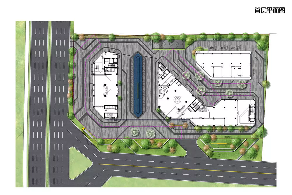 廣州吉穀企(qi)業總部景觀設計