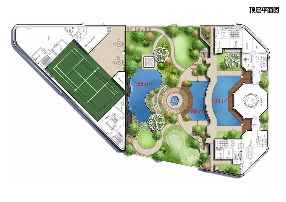 廣州吉穀企業總部(bu)景觀設計